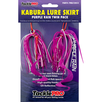 TacklePro Kabura Lure Skirt - Purple Rain (Twin Pack) Default Title
