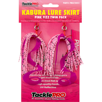 TacklePro Kabura Lure Skirt - Pink Fizz (Twin Pack) Default Title