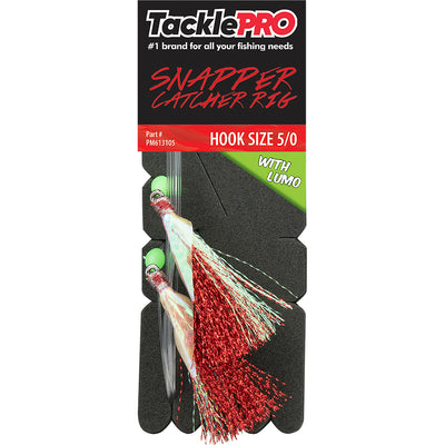 TacklePro Snapper Catcher Red & Lumo - 5/0 Default Title