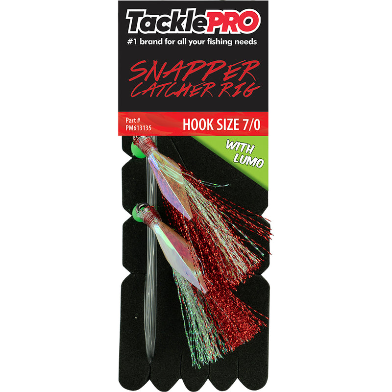 TacklePro Snapper Catcher Red & Lumo - 7/0 Default Title