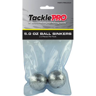 TacklePro Ball Sinker 5.0oz - 2pc Default Title