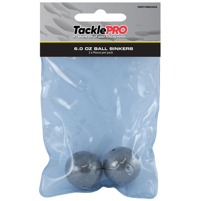 TacklePro Ball Sinker 6.0oz - 2pc Default Title