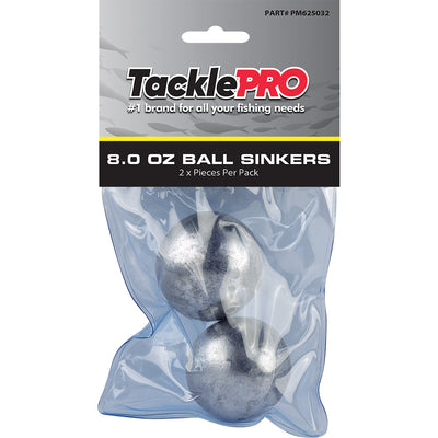 TacklePro Ball Sinker 8.0oz - 2pc Default Title