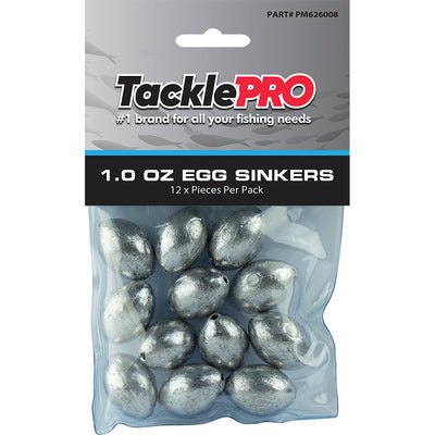 TacklePro Egg Sinker 1.0oz - 12pc Default Title