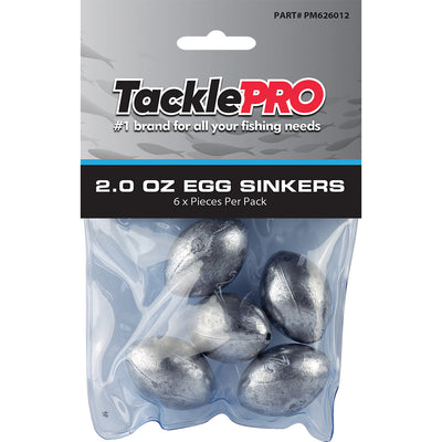 TacklePro Egg Sinker 2.0oz - 6pc Default Title