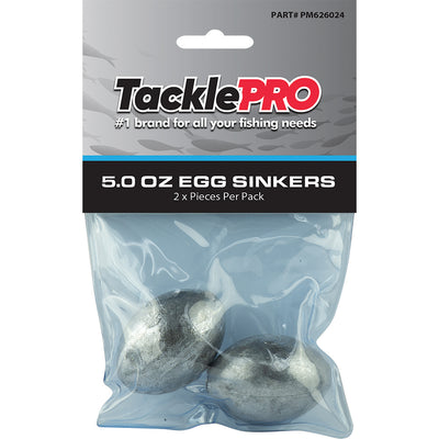 TacklePro Egg Sinker 5.0oz - 2pc Default Title