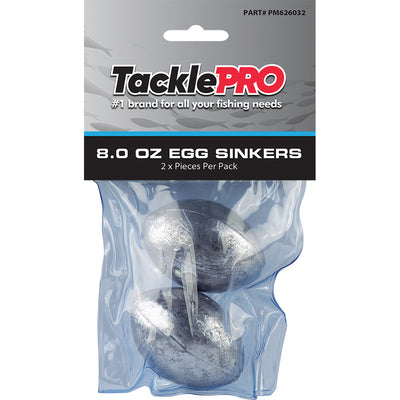 TacklePro Egg Sinker 8.0oz - 2pc Default Title