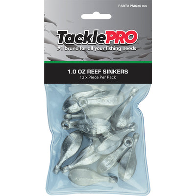 TacklePro Reef Sinker 1.0oz - 12pc Pack Default Title