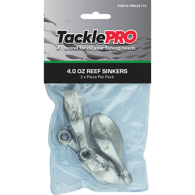 TacklePro Reef Sinker 4.0oz - 3pc Pack Default Title