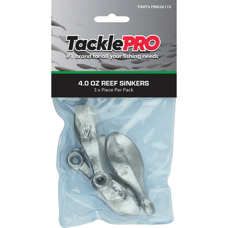 TacklePro Reef Sinker 4.0oz - 3pc Pack Default Title