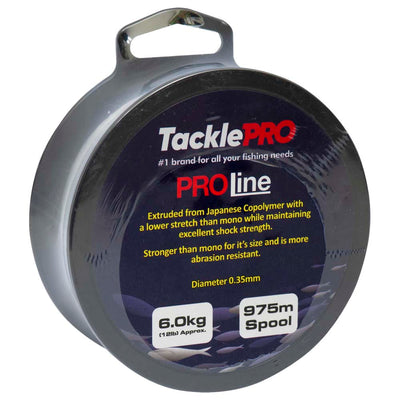 TacklePro ProLine 6.0kg/12lb - 975m Spool Default Title