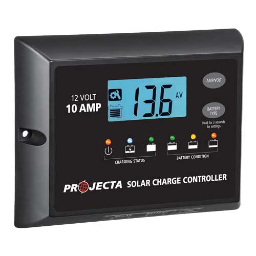 SOLAR CONTROLLER 10A 12V 4 STAGE