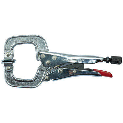 Stronghand Locking C-Clamp (OAL 165mm Swivel Pad) Default Title