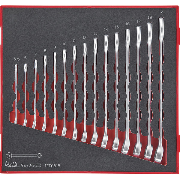 15PC ROE COMBINATION SPANNER SET 5.5-19MM Default Title