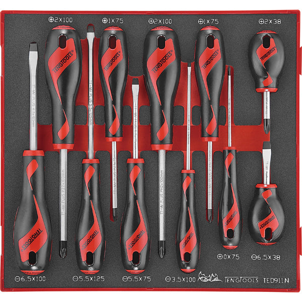 11PC MEGA DRIVE SCREWDRIVER SET (TT-MV PLUS) Default Title