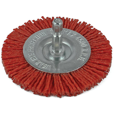 ITM Nylon Spindle Mounted Wheel Brush 50mm Default Title