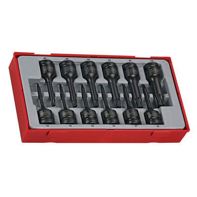 12PC 1/2IN DR. TORX (TX) SOCKET SET TX10-70 Default Title