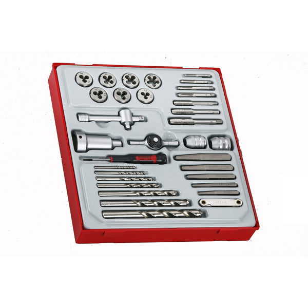 Teng 34pc Tap & Die Set w/Accessories - TTD-Tray Default Title