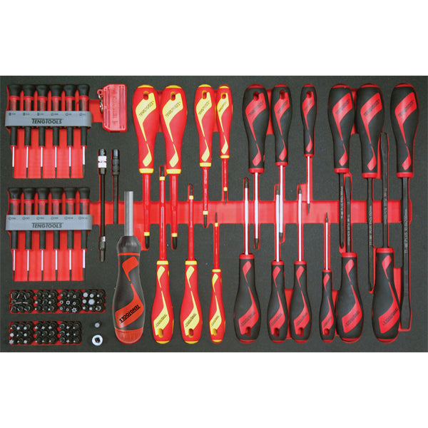 98PC MD POWER THRU & VDE SCREWDRIVER SET (EVA) Default Title