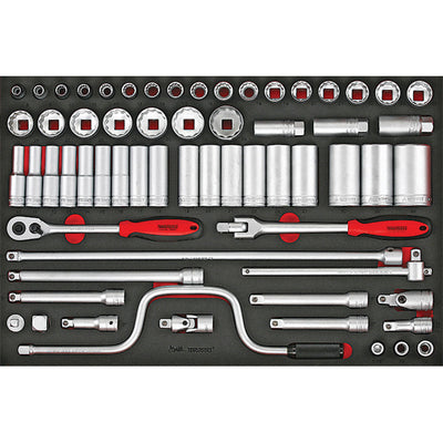 Teng 63pc 1/2in Dr. Metric Socket & Acc. Set (EVA) Default Title