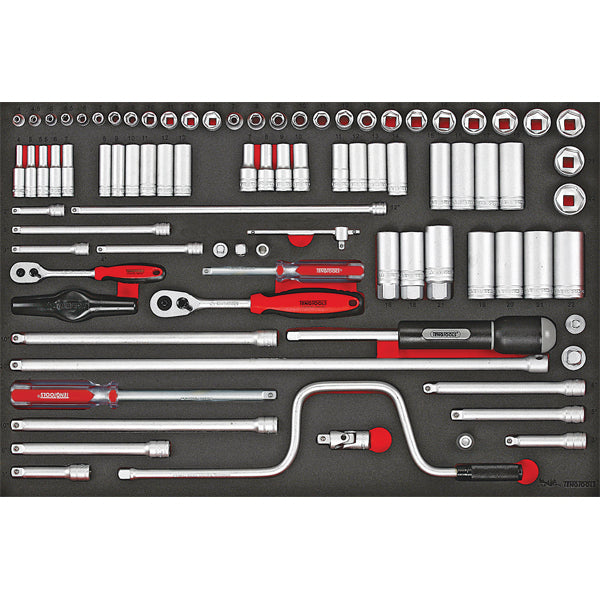 Teng 86pc 1/4in & 3/8in Dr. Metric Skt & Acc Set (EVA) Default Title