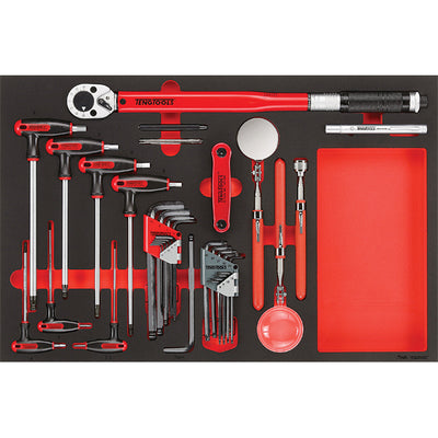 Teng 17pc Torque Wrench Hex/TX & insp Tool Set (EVA) Default Title