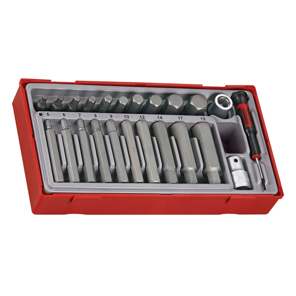 23PC HEX BITS SET 5-19MM - 40 & 75MM (L) Default Title