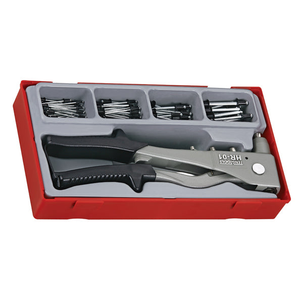 81PC H/DUTY RIVET GUN SET W/RIVETS Default Title