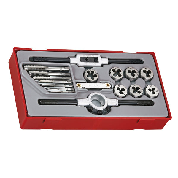 17PC METRIC TAP & DIE SET Default Title