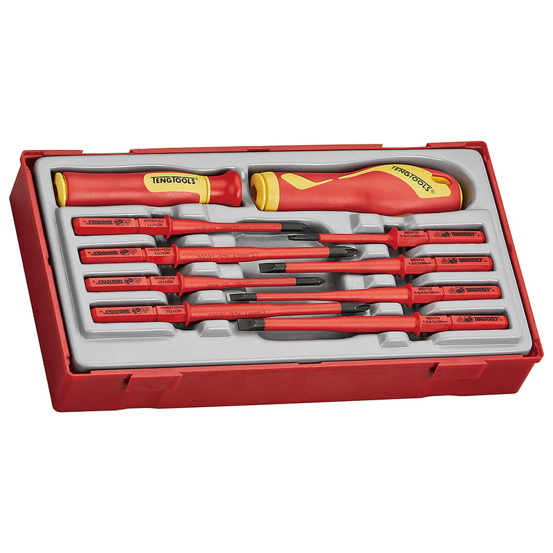 Teng 10pc 1000 Volt Screwdriver Set FL-PH-PZ - TC-Tray Default Title