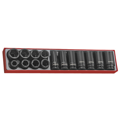 15PC 3/4IN DR. IMPACT REG & DEEP SOCKET SET Default Title