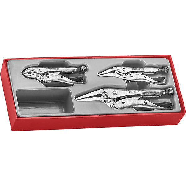 Teng 3pc Power Grip Plier Set -TTZ-Tray Default Title