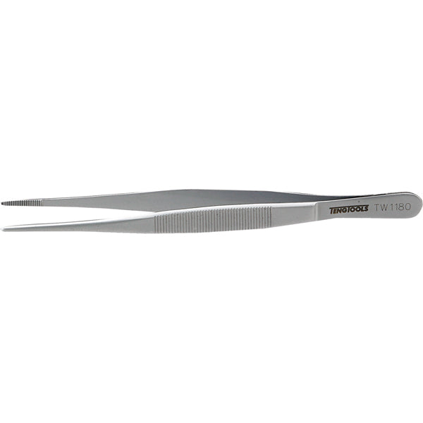 Teng Precision Tweezer 180mm Straight Serrated Default Title