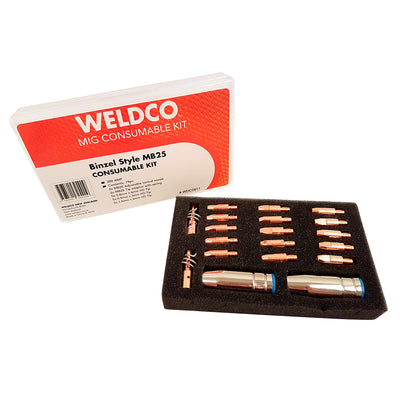 Weldco MIG Torch Consumable Kit - Binzel Style MB25 Default Title