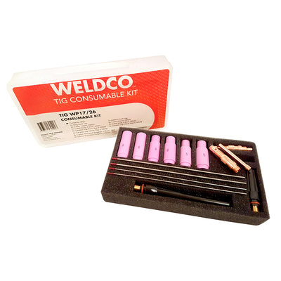 Weldco TIG Torch Consumable Kit – TIG WP17/26 Default Title