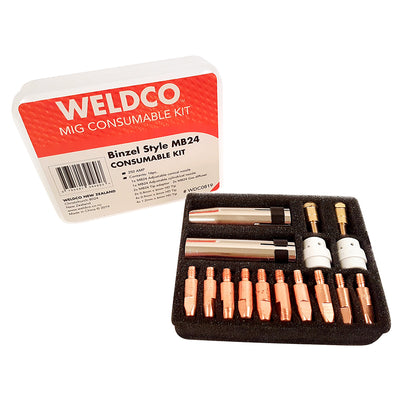 Weldco MIG Torch Consumable Kit - Binzel Style MB24 Default Title