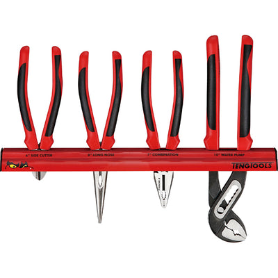 Teng 4pc Mb Plier Set W/Wall Rack Default Title