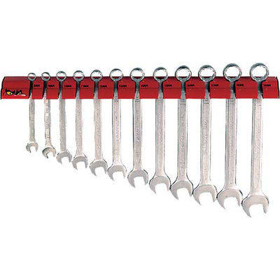 Teng 12pc Combination Metric Spanner Set 8-19mm w/ Wall Rack Default Title