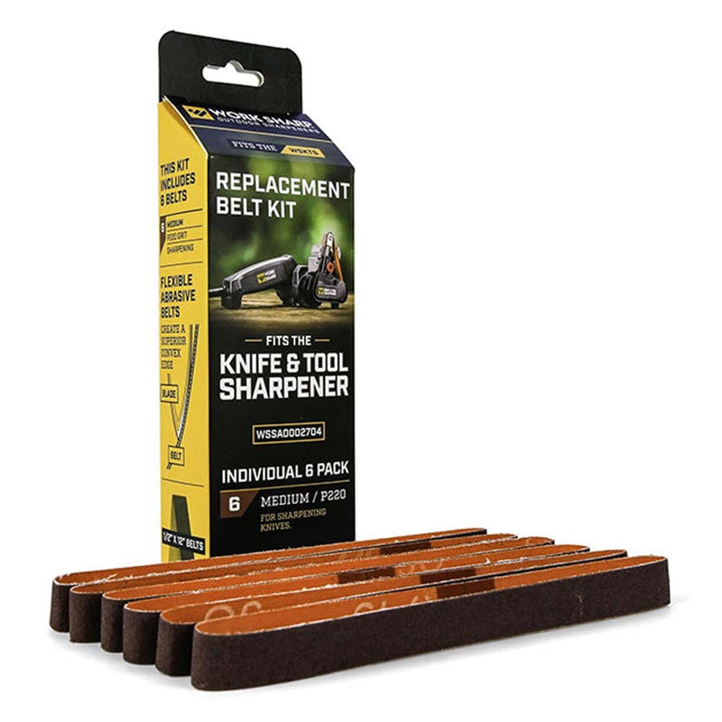 WS 6pc Replacement Belt Pack 220 Grit For WSKTS (Brown) Default Title