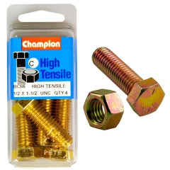 Champion 1-1/2in x 1/2in Set Screw  & Nut (C) - GR5