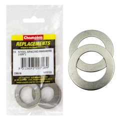 Champion 1-1/8 x1-3/4 x1/32in(22G) Steel Spacing Washer-15pk