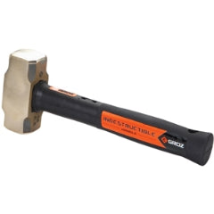 Groz Indestructible Handle Brass Head Hammer 4lb/1.8kg