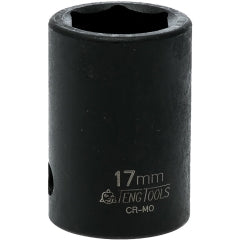 Teng 1/2in Dr. Impact Socket 17mm ANSI