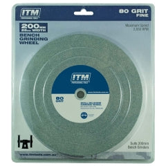 ITM Grinding Wheel Silicone Carbide 200 x 25mm 80 Grit Fine