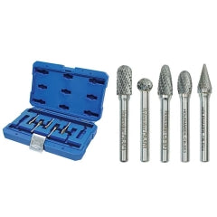 Holemaker 5pc Carbide Burr Set-3/8in Headx1/4in DC